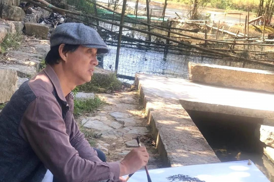 漓江画派靖西行，绘出靖西秀美风光 - 靖西市·靖西网