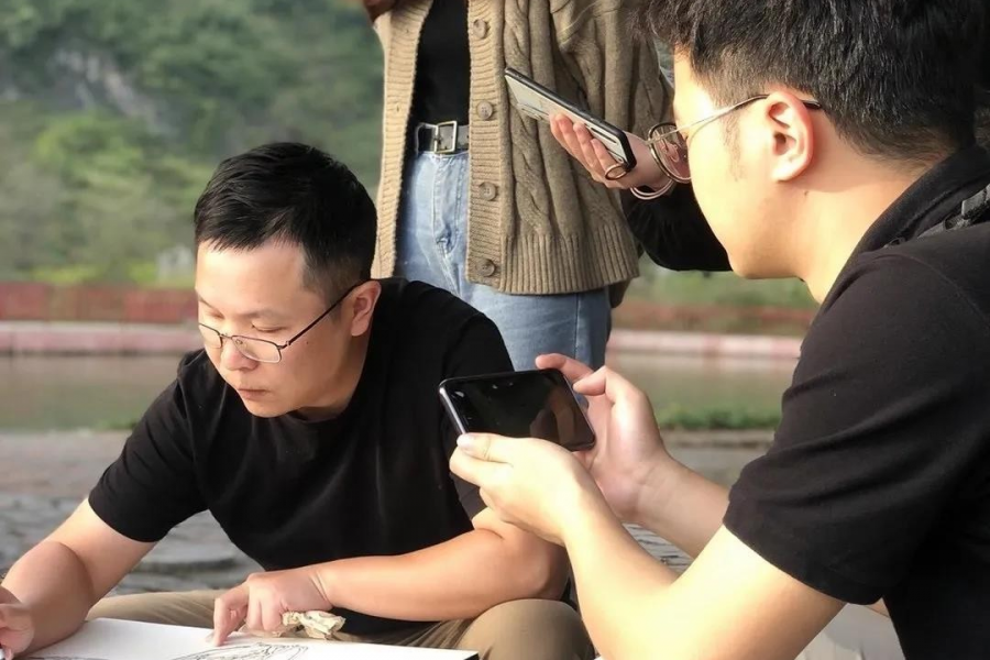 漓江画派靖西行，绘出靖西秀美风光 - 靖西市·靖西网