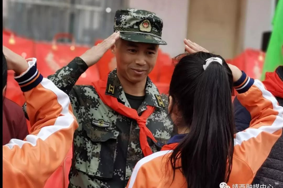 情暖人心！武警广西总队为靖西安宁寄宿学生送去温暖 - 靖西市·靖西网