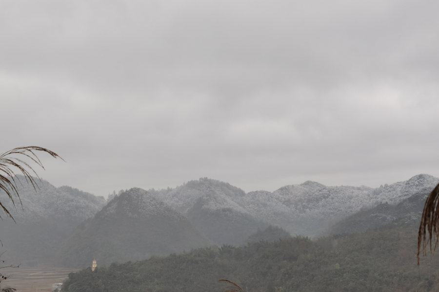 难得一见的靖西雪山、雪景 - 靖西市·靖西网