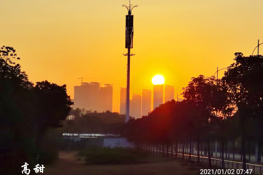 有太阳升腾，今天不会太冷 - 靖西市·靖西网