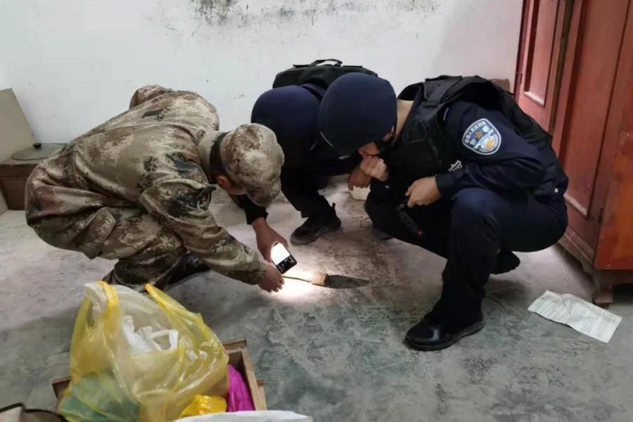 那坡县群众发现一枚手榴弹，边境派出所民警迅速前往处置，及时排除了险情。 - 靖西市·靖西网