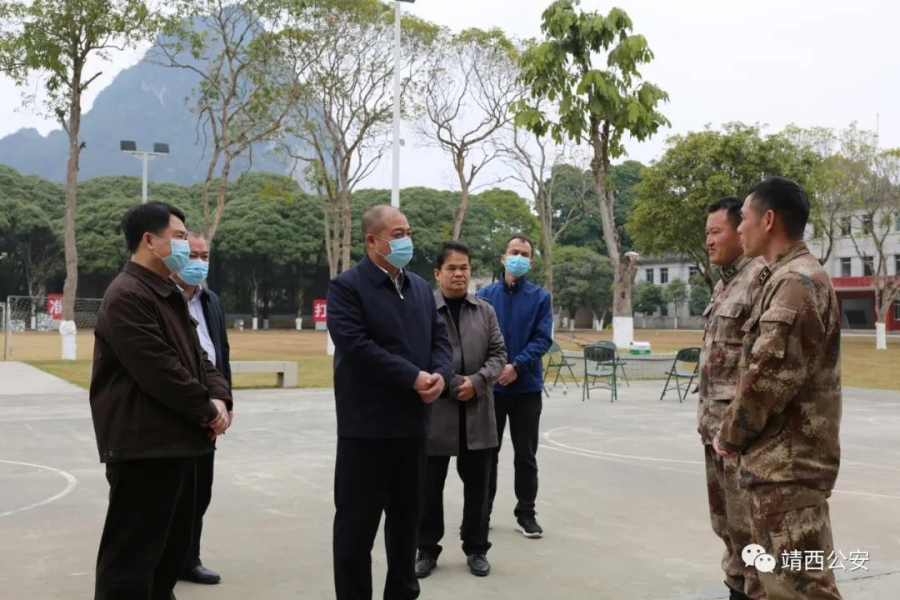 罗卫东到靖西走访慰问驻地部队官兵！ - 靖西市·靖西网