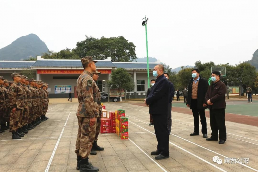 罗卫东到靖西走访慰问驻地部队官兵！ - 靖西市·靖西网