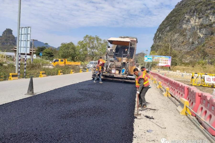 靖西公路养护中心积极做好道路保畅及服务工作 - 靖西市·靖西网