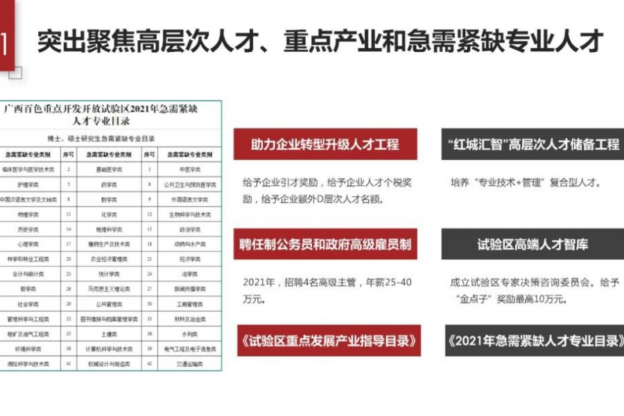 百色实验区人才新政，重磅推出牛年引才大礼包！ - 靖西市·靖西网