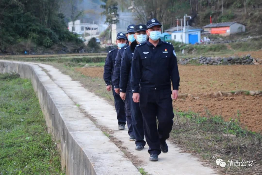 靖西边境疫情防控民警的一天 - 靖西市·靖西网