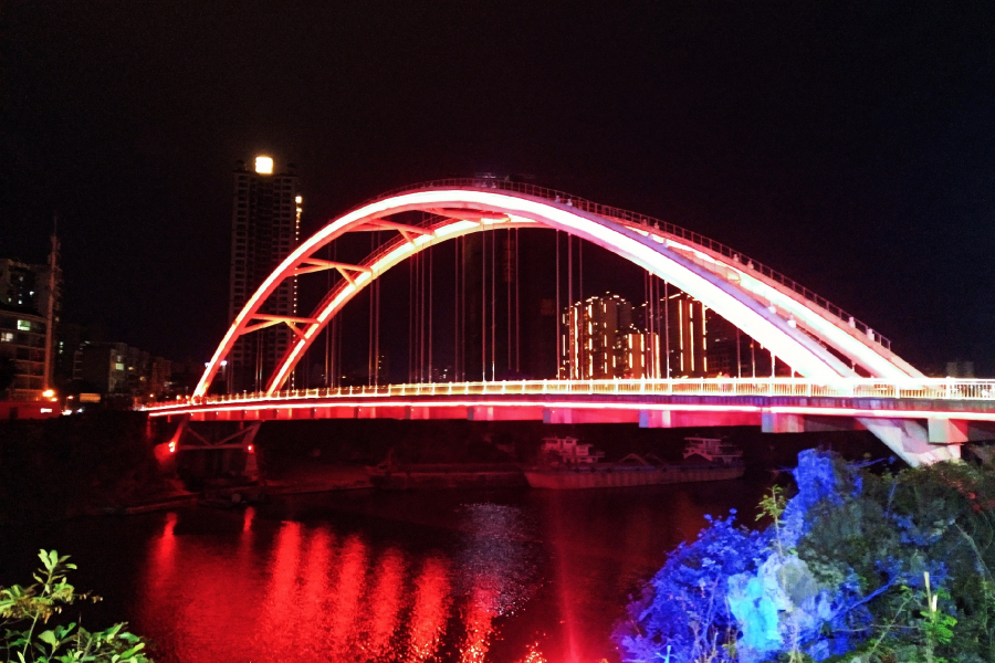 大年初一：安德南天国故地夜景 - 靖西市·靖西网