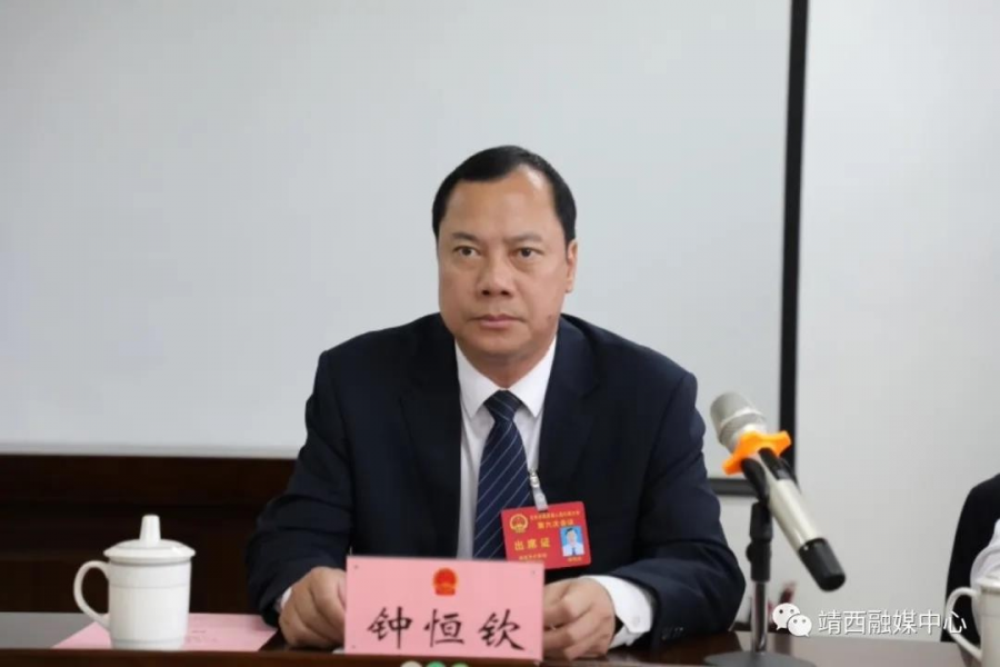 周武红 钟恒钦参加靖西市代表团审议 - 靖西市·靖西网