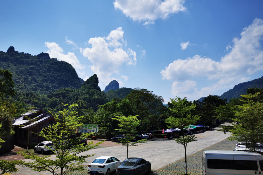 今日靖西渠洋湖，蓝天白云，山清水秀 - 靖西市·靖西网