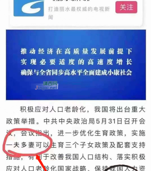 恶意P图"一夫多妻可生育三个子女"，抓了！ - 靖西市·靖西网