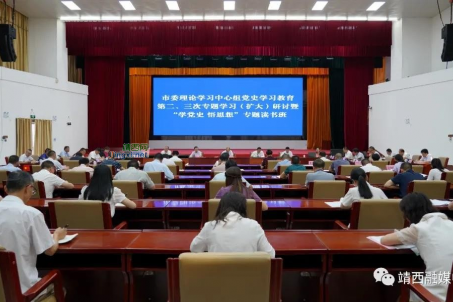 靖西市举办市委理论学习中心组党史学习教育第二、三次专题学习（扩大）研讨暨“学党史 悟思想”专题读书班 - 靖西市·靖西网