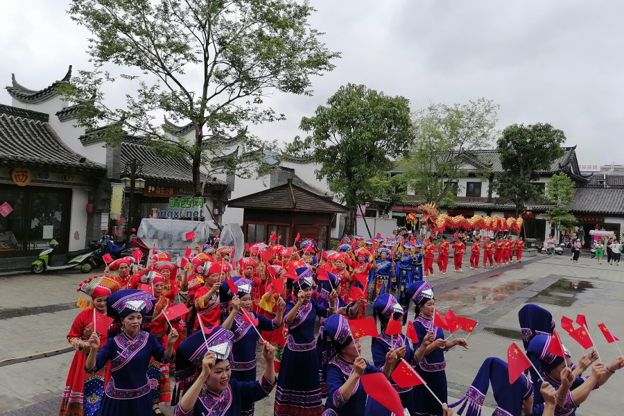 靖西少数民族庆祝中国共产党成立100周年 - 靖西市·靖西网