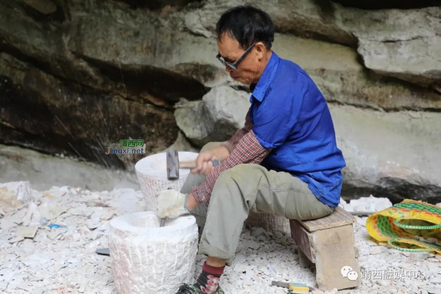 靖西传统石凿制作 藏在山洞里的老手艺 - 靖西市·靖西网