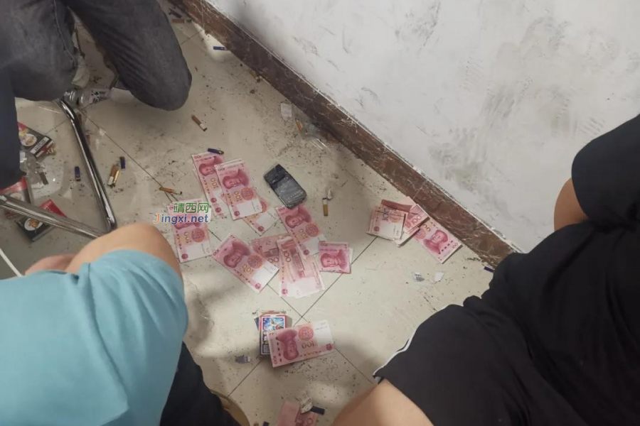 右江警方端掉一个赌博窝点，刑拘5人，缴获赌资25万余元 - 靖西市·靖西网