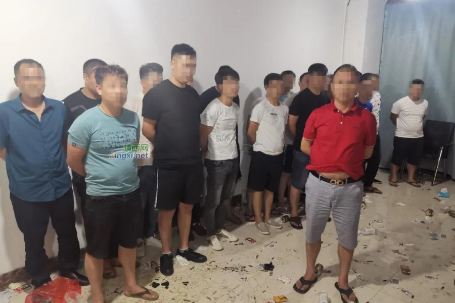 右江警方端掉一个赌博窝点，刑拘5人，缴获赌资25万余元 - 靖西市·靖西网