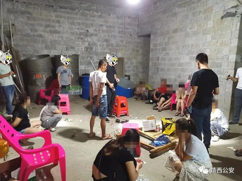 靖西一藏于民房内赌博窝点被端！抓了15人，扣押赌资1万余元 - 靖西市·靖西网