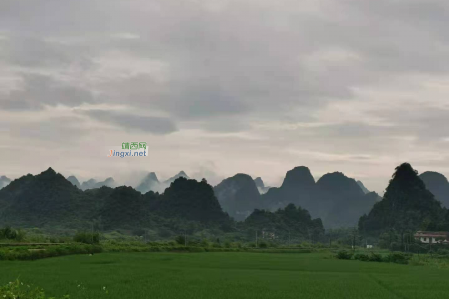靖西山村晨景，绘出水墨丹青 - 靖西市·靖西网