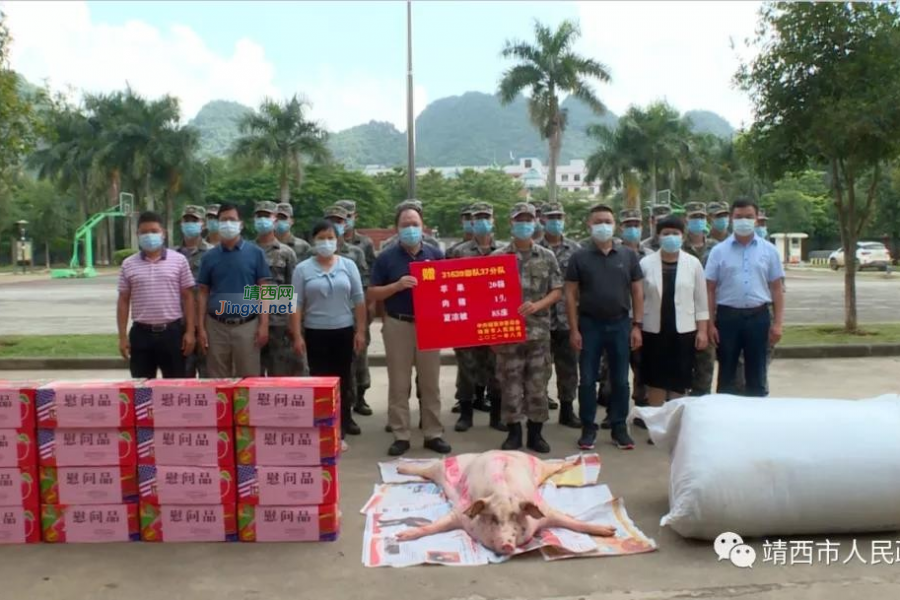 八一慰问到军营 拥军真情暖兵心 - 靖西市·靖西网