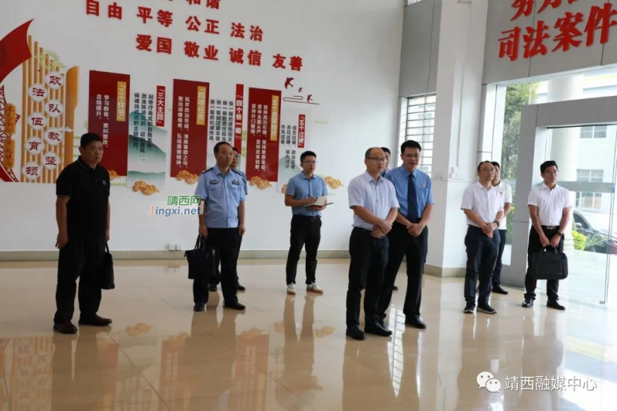 靖西市委书记郝玉松率队开展政法队伍教育整顿“回头看”专题调研 - 靖西市·靖西网