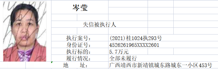 靖西这两个老赖欠钱不还，这下出名了吧！！ - 靖西市·靖西网