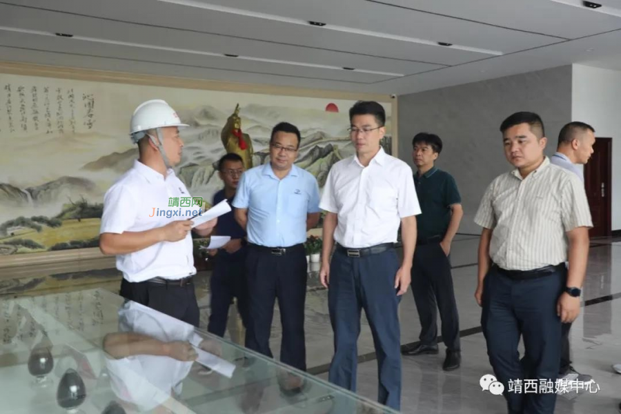 靖西市领导到开发开放试验区建设工作现场调研公路沿线风貌 - 靖西市·靖西网