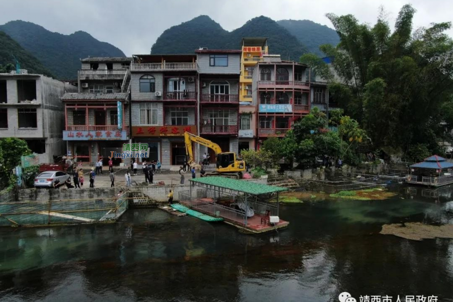 靖西市联合开展鹅泉景区“四乱”整治清理工作 - 靖西市·靖西网