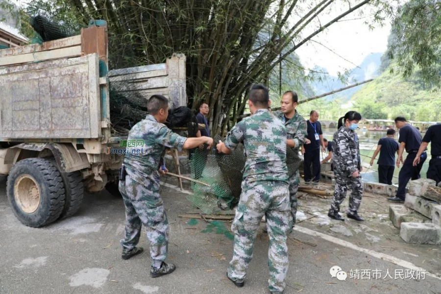 靖西市联合开展鹅泉景区“四乱”整治清理工作 - 靖西市·靖西网