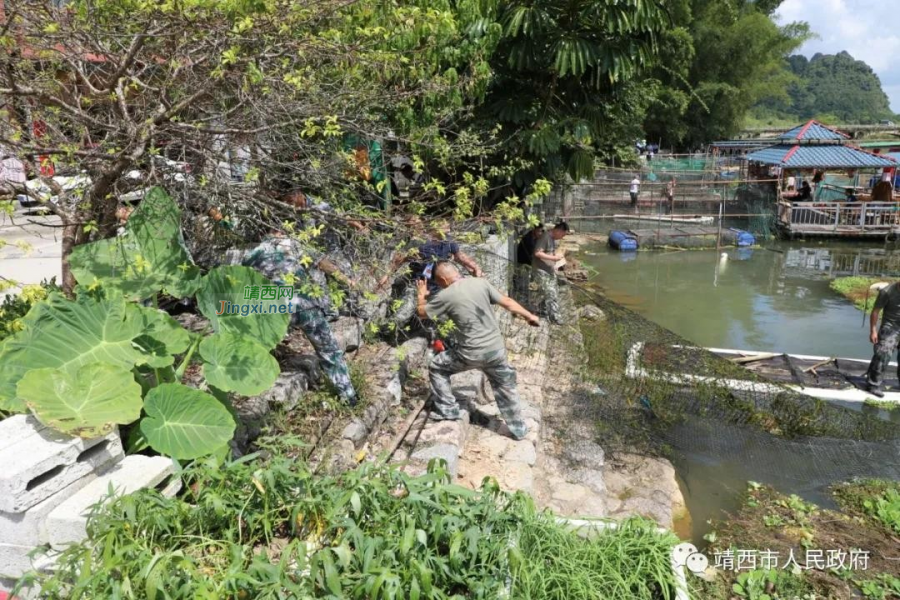 靖西市联合开展鹅泉景区“四乱”整治清理工作 - 靖西市·靖西网