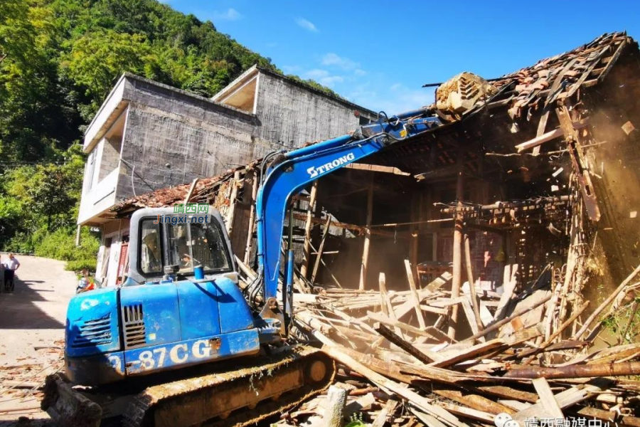 靖西市果乐乡稳步推进易地搬迁拆旧工作 - 靖西市·靖西网