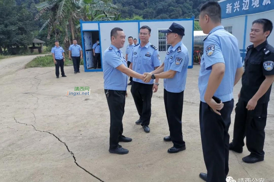 黄志锋带领第二批援靖警力到边境换防并开展走访慰问工作 - 靖西市·靖西网