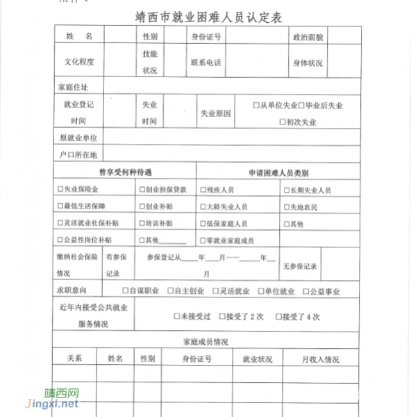 靖西市人力资源和社会保障局关于印发《靖西市就业困难人员认定办法》的通知 - 靖西市·靖西网