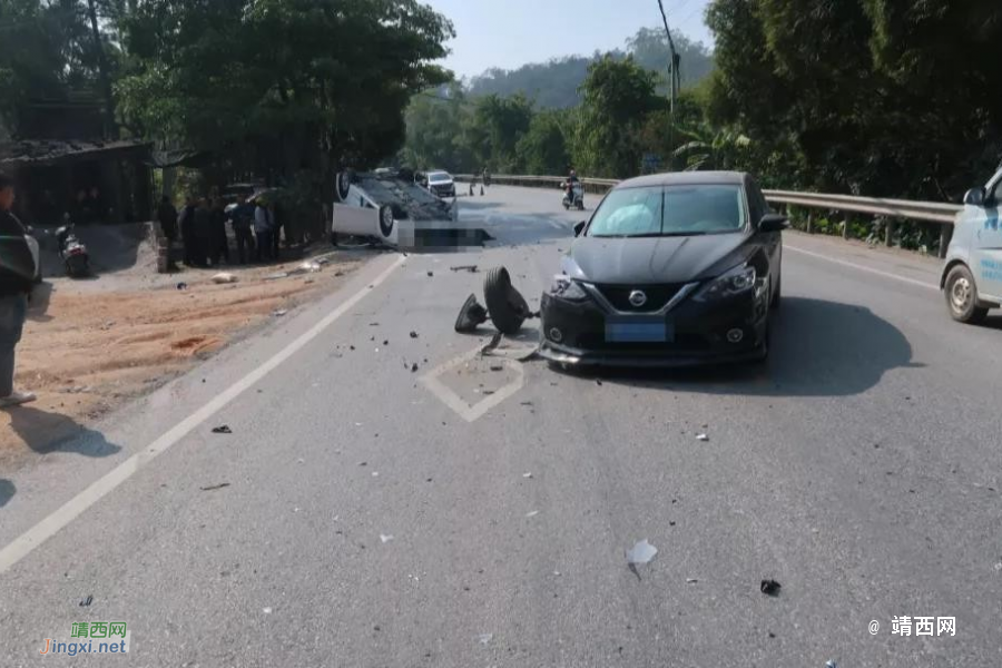 事发广西：车辆失控撞向载有三名孕妇的小车，幸亏…… - 靖西市·靖西网