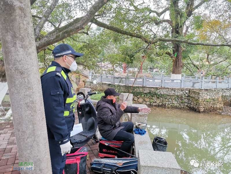 靖西警方全力做好疫情防控宣传劝导工作，不要出来钓鱼了...... - 靖西市·靖西网