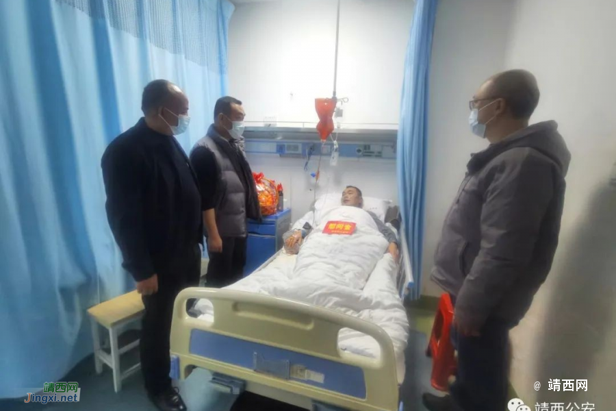 黄志锋看望慰问因公负伤辅警 - 靖西市·靖西网