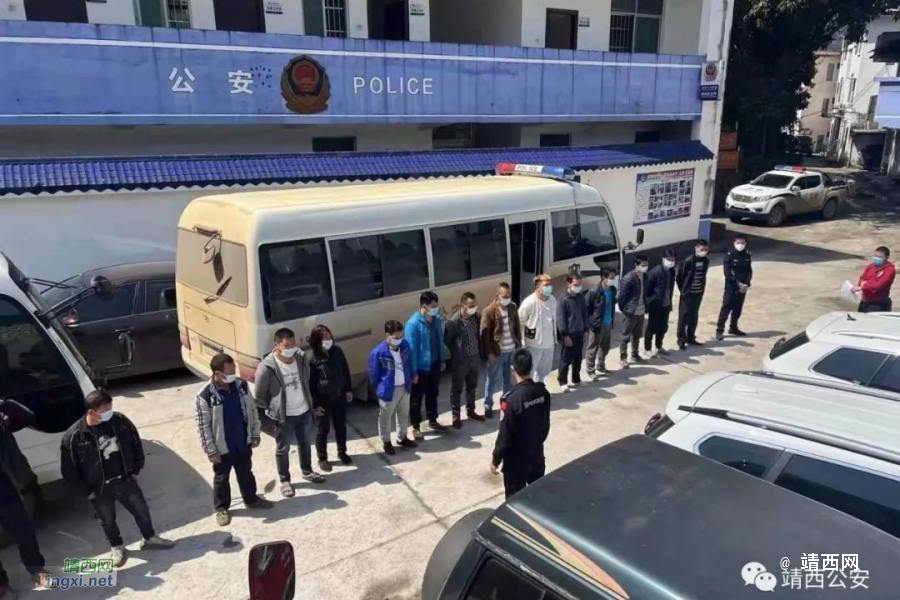 重拳出击！靖西警方抓获涉赌人员67人！ - 靖西市·靖西网