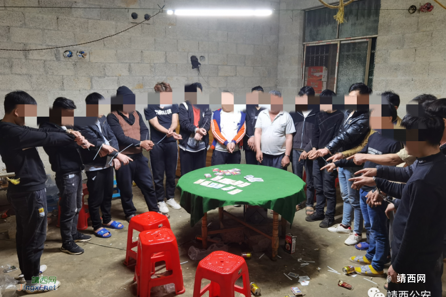 重拳出击！靖西警方抓获涉赌人员67人！ - 靖西市·靖西网