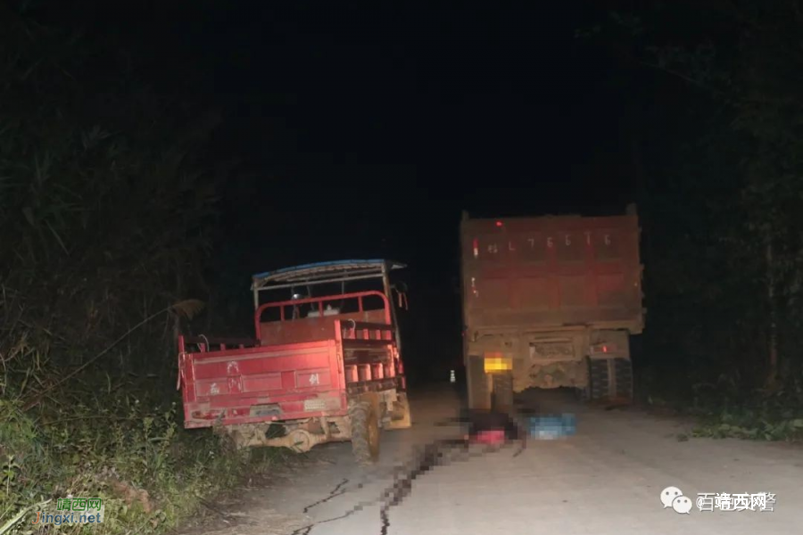 乡村道路盲目超车，一个不慎引发事故 - 靖西市·靖西网