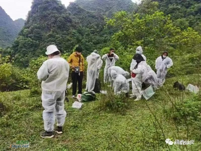 靖西警方在湖润镇达爱村附近查获12名欲偷渡出境人员 - 靖西市·靖西网