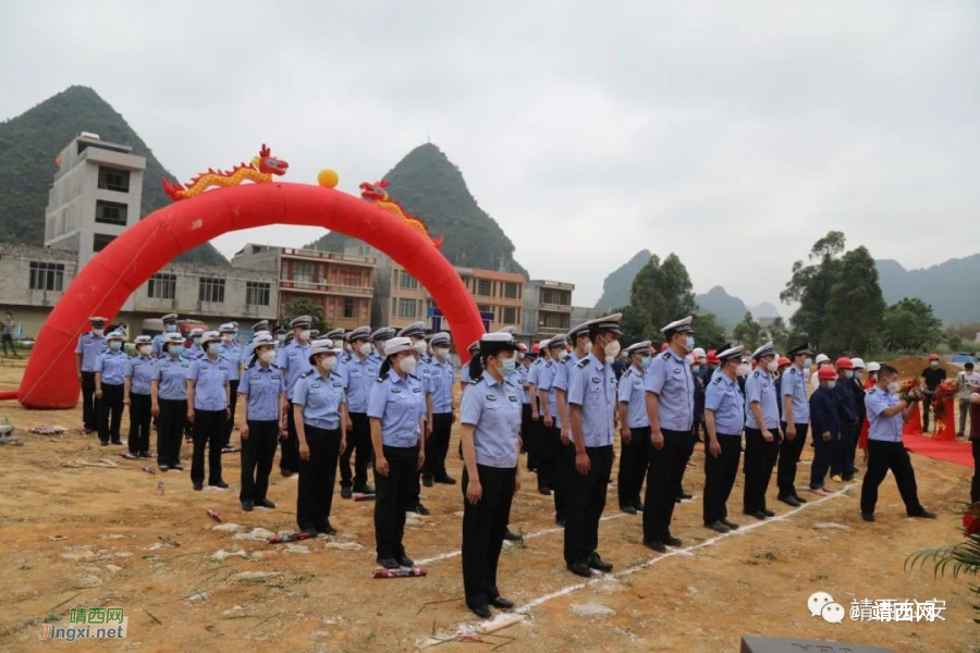 靖西市车管所服务站开工建设 - 靖西市·靖西网