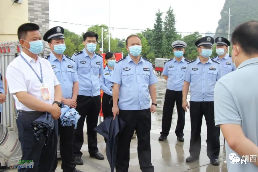 玉文波副市长率队检查指导高考安保工作 - 靖西市·靖西网