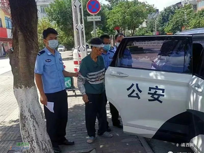 老人外出受伤 民警倾心救助 - 靖西市·靖西网