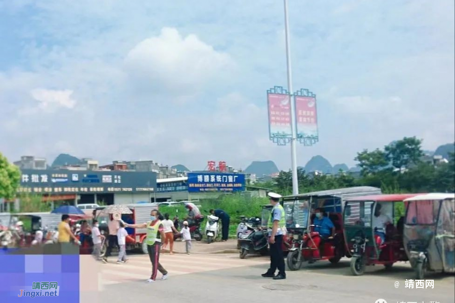 靖西交警进一步加大城区交通秩序整治力度 - 靖西市·靖西网