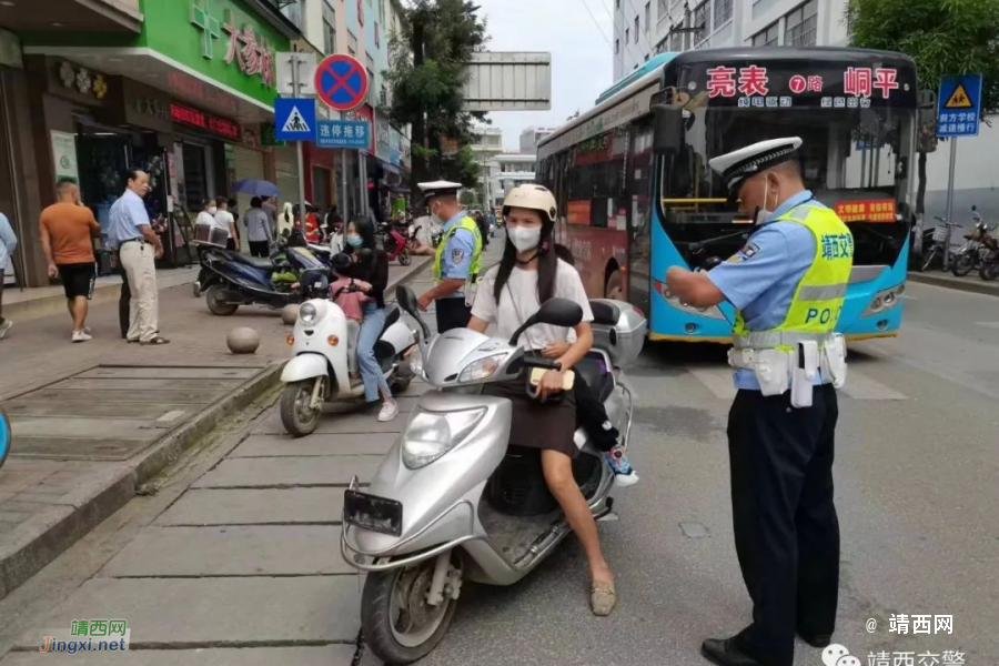 靖西交警进一步加大城区交通秩序整治力度 - 靖西市·靖西网