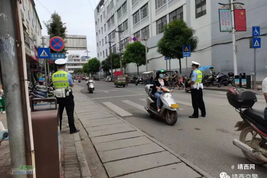 靖西交警进一步加大城区交通秩序整治力度 - 靖西市·靖西网