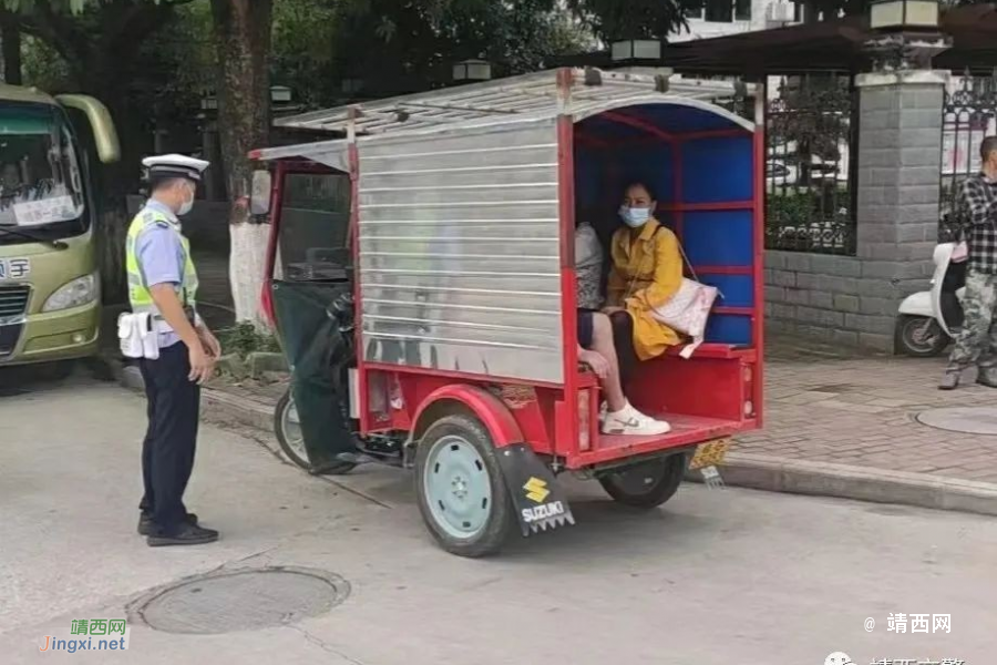 靖西交警进一步加大城区交通秩序整治力度 - 靖西市·靖西网