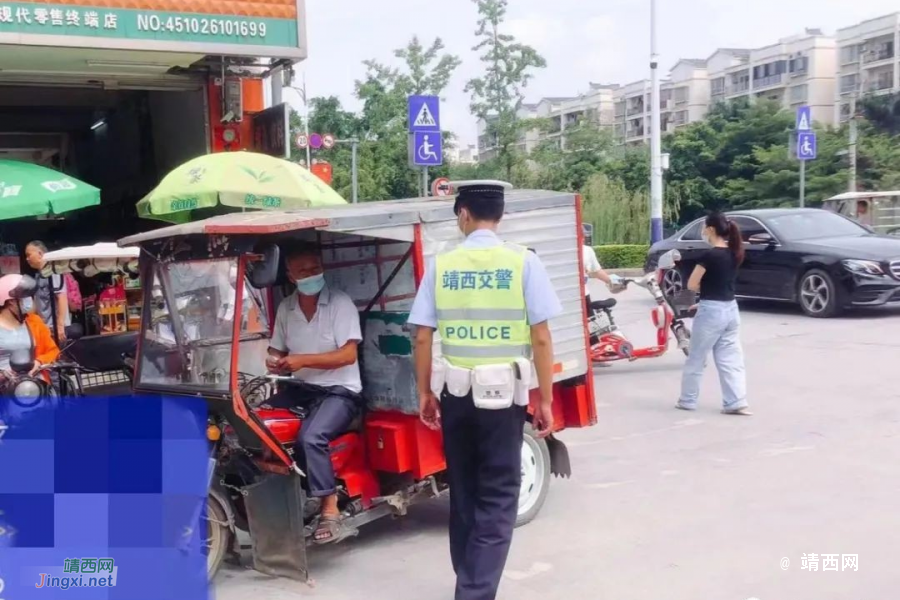 靖西交警进一步加大城区交通秩序整治力度 - 靖西市·靖西网