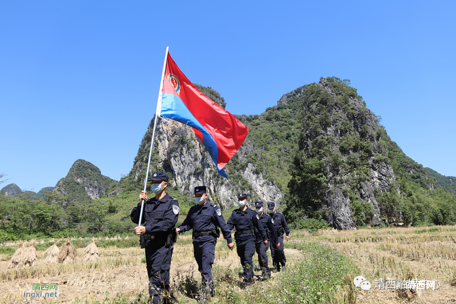 靖西：移民管理警察元旦坚守岗位护民安 - 靖西市·靖西网