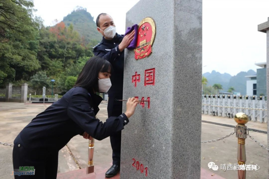 靖西：移民管理警察元旦坚守岗位护民安 - 靖西市·靖西网