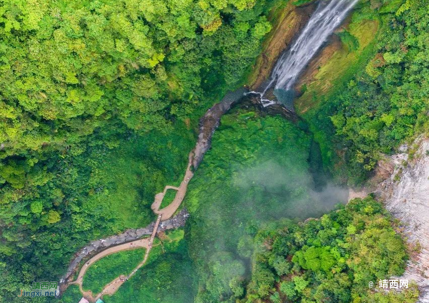 贝侬：上央视上热搜，这个“地球上的美丽伤痕”，却有水声如万马奔腾… - 靖西市·靖西网